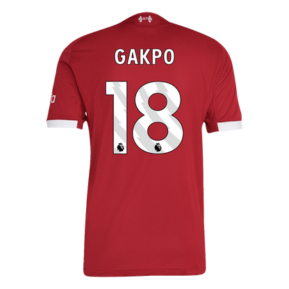 GAKPO #18 Liverpool Thuisshirt 2025/26 Spelersversie