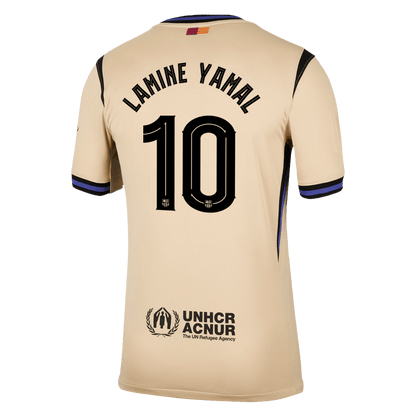 LAMINE YAMAL #10 Barcelona Uitshirt 2025/26 - UCL