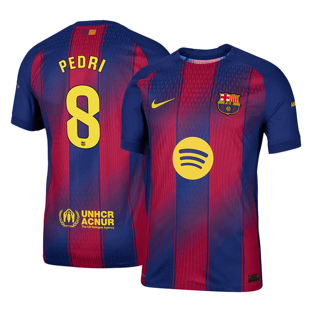 PEDRI #8 Barcelona Thuisshirt 2025/26 Spelersversie