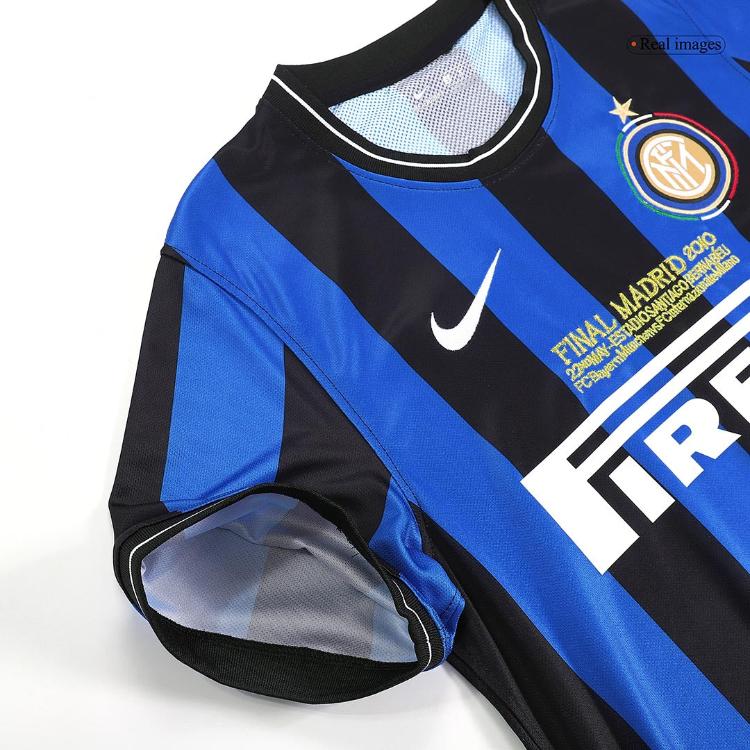 Retro voetbalshirt Inter Milan Thuisshirt 2009/10 - UCL Final