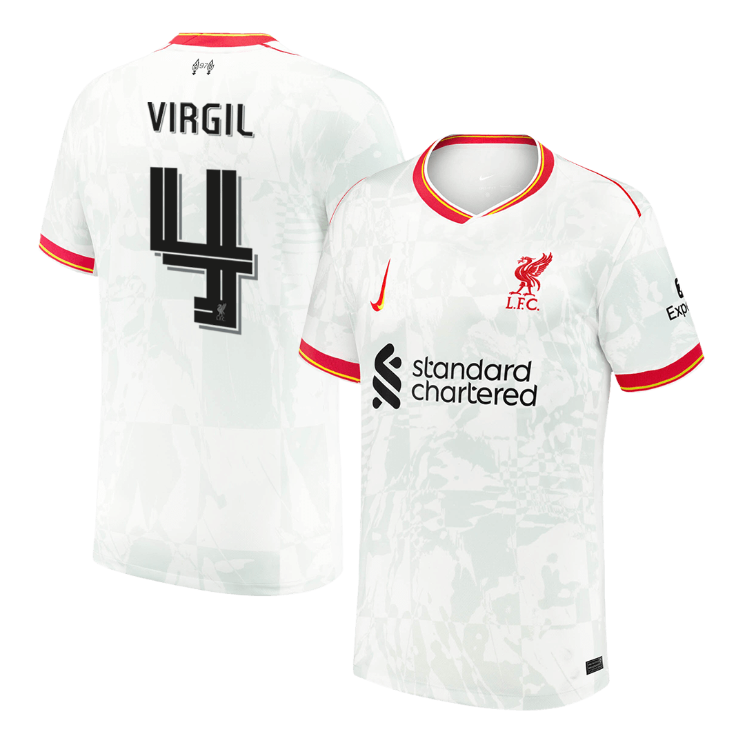 VIRGIL #4 Liverpool Derde Shirt 2024/25 - UCL