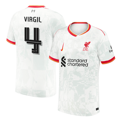 VIRGIL #4 Liverpool Derde Shirt 2024/25 - UCL