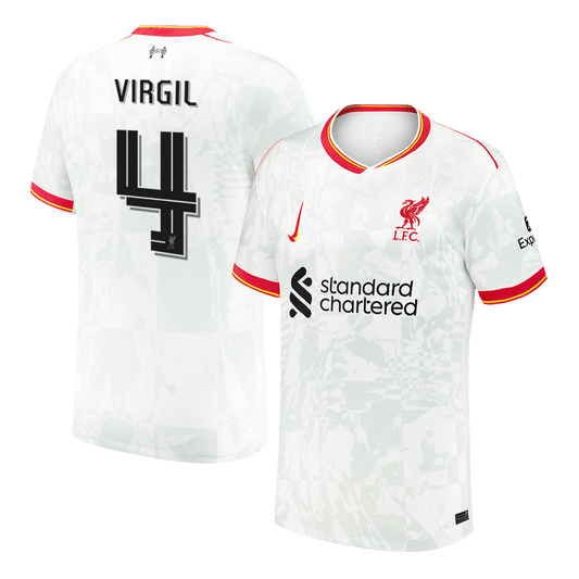 VIRGIL #4 Liverpool Derde Shirt 2024/25 - UCL