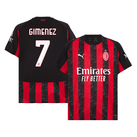 GIMENEZ #7 AC Milan Thuisshirt 2025/26