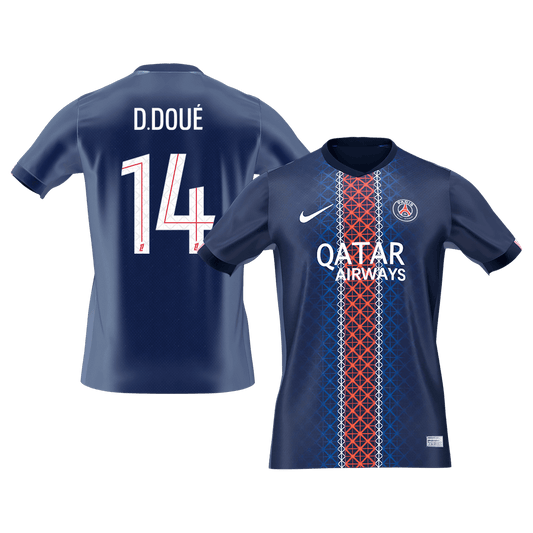 D.DOUÉ #14 PSG Thuisshirt 2025/26
