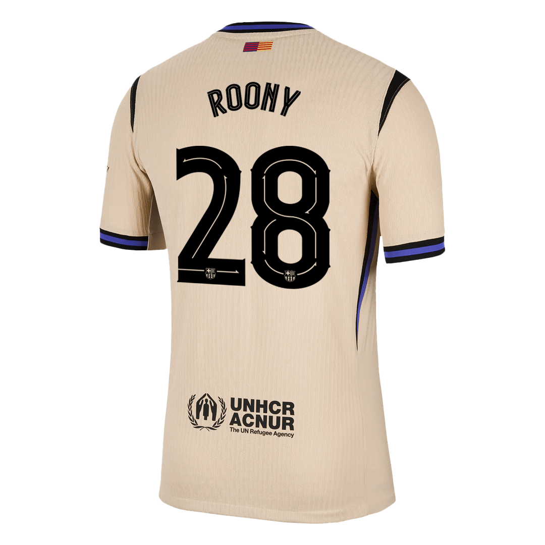 ROONY #28 Barcelona Uitshirt 2025/26 Spelersversie - UCL
