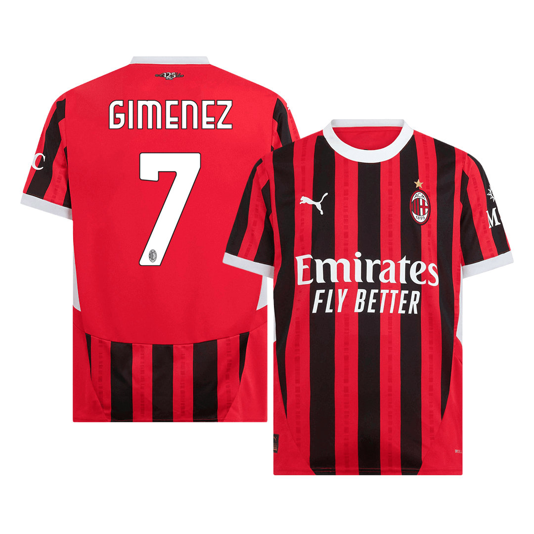 GIMENEZ #7 AC Milan Thuisshirt 2024/25