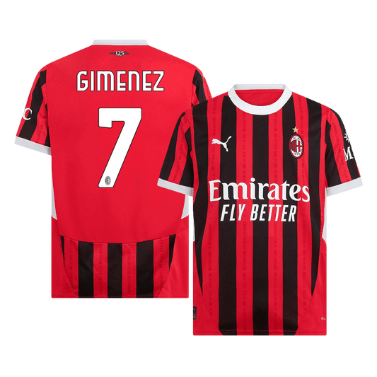 GIMENEZ #7 AC Milan Thuisshirt 2024/25