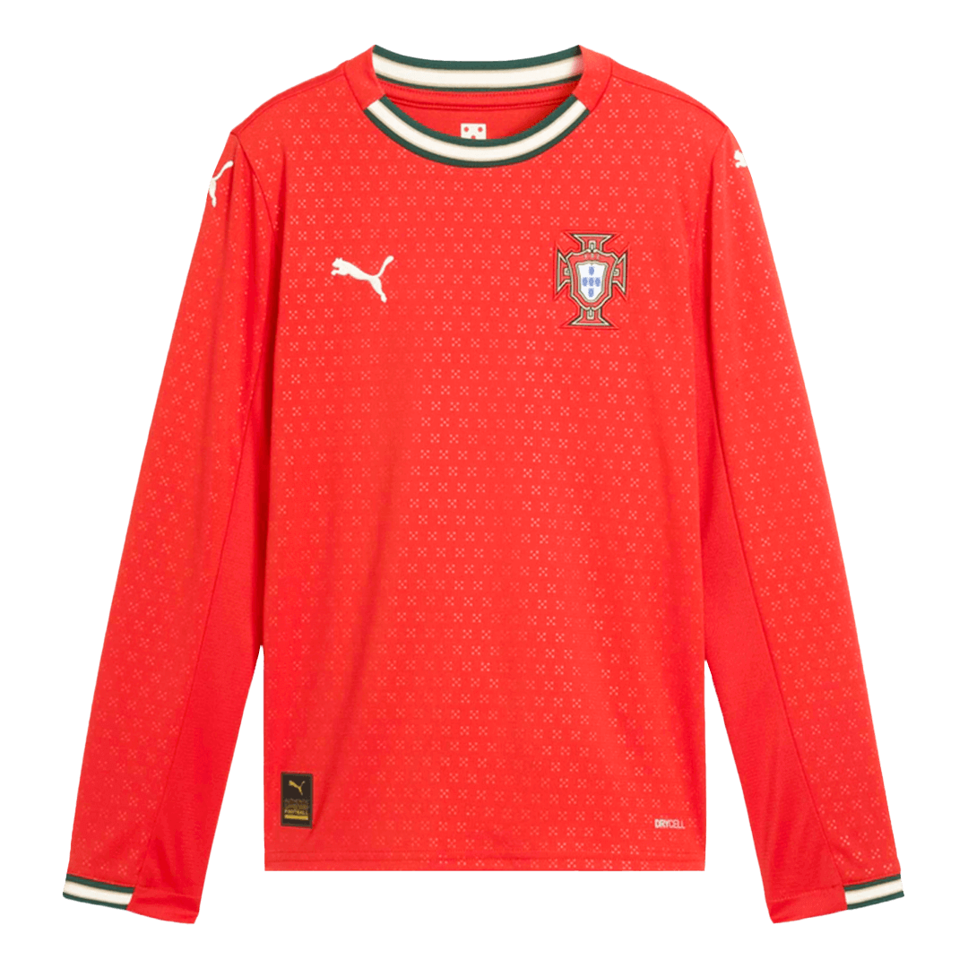 Portugal Thuisshirt 2025 Lange Mouwen