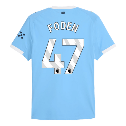 FODEN #47 Manchester City Thuisshirt 2025/26 Spelersversie