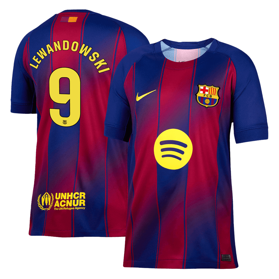LEWANDOWSKI #9 Barcelona Thuisshirt 2025/26