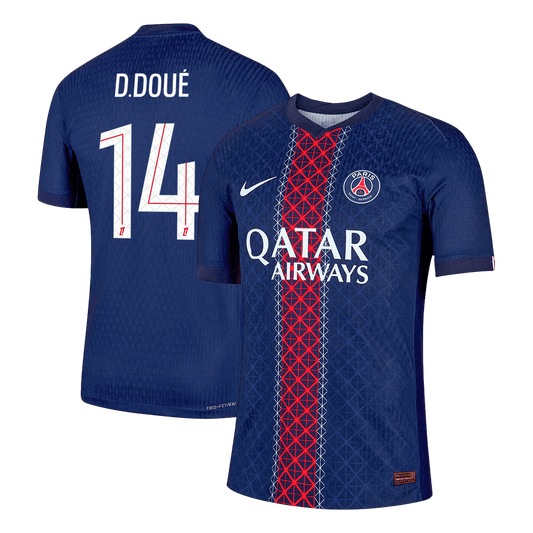 D.DOUÉ #14 PSG Thuisshirt 2025/26 Spelersversie