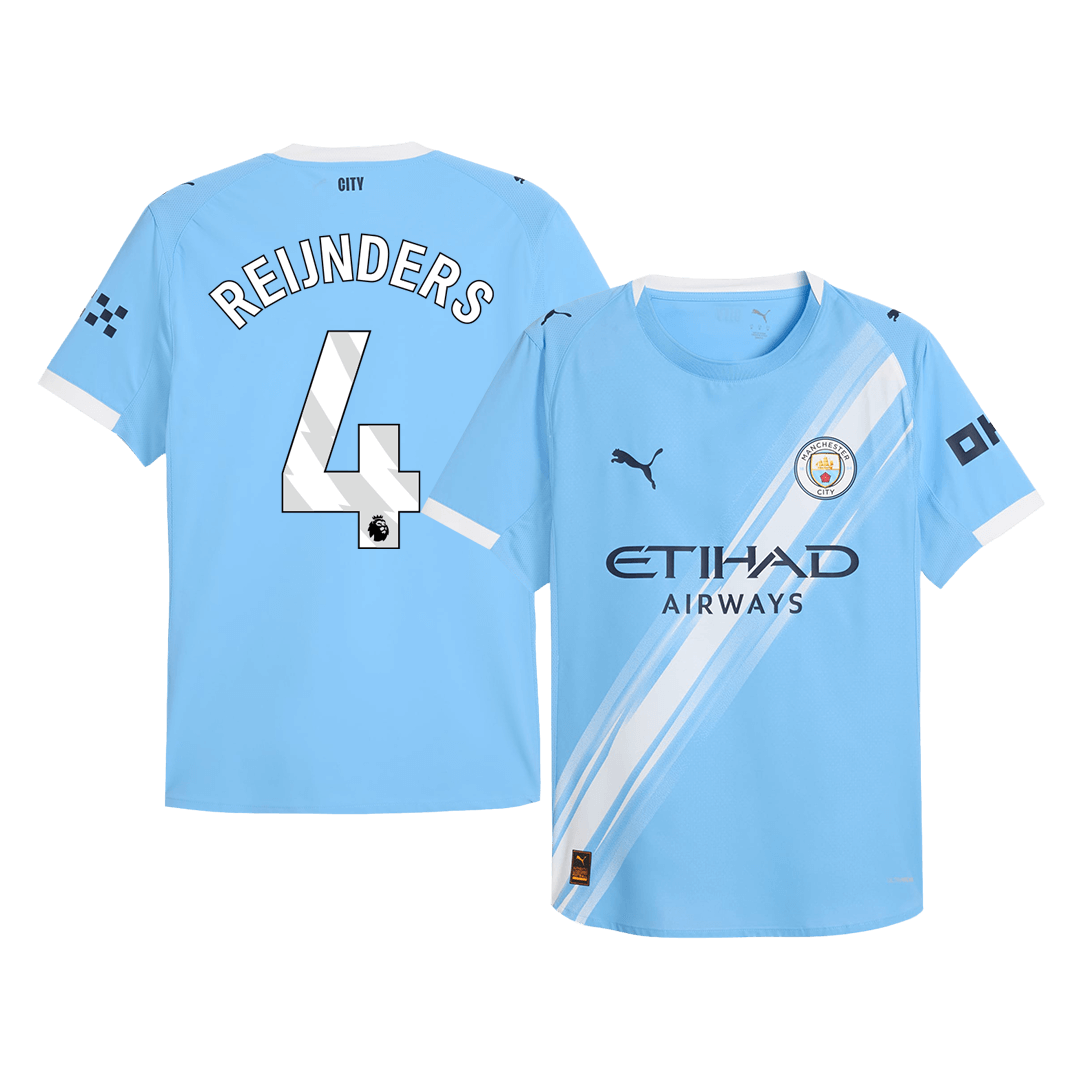 REIJNDERS #4 Manchester City Thuisshirt 2025/26 Spelersversie
