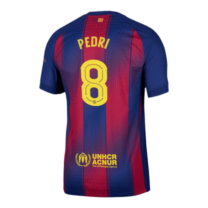 PEDRI #8 Barcelona Thuisshirt 2025/26 Spelersversie - UCL