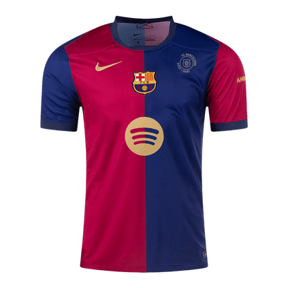 Barcelona Thuisshirt 2024/25 - 125-Jarig Jubileum(Spotify-logo zonder tekst)