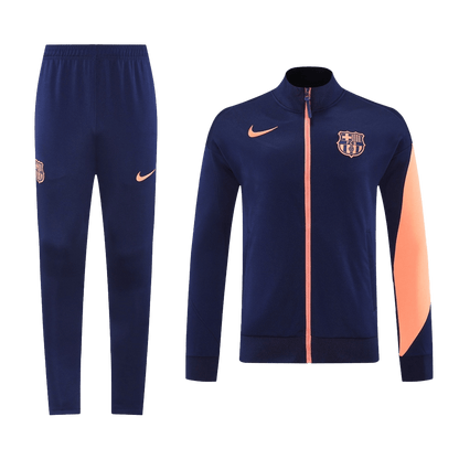 Barcelona Trainingspak 2025/26 Marineblauw Oranje