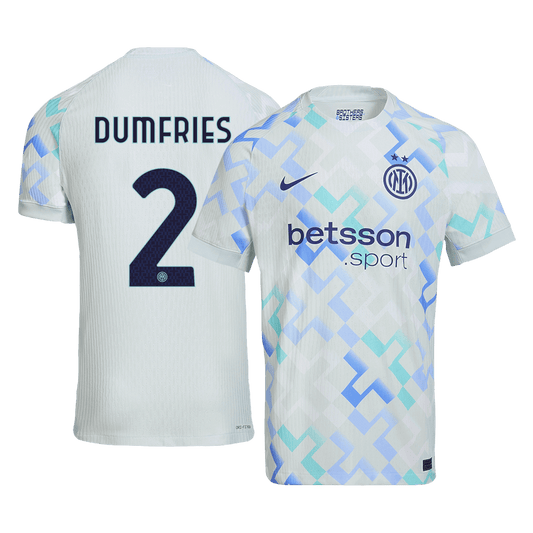 DUMFRIES #2 Inter Milan Uitshirt 2025/26 Spelersversie