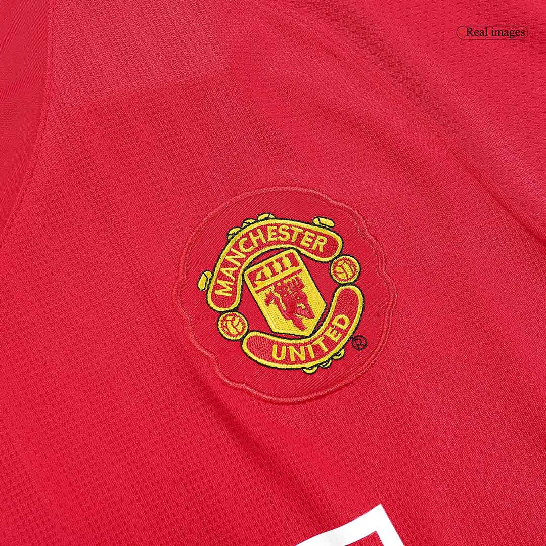 Retro 2007/08 Manchester United Thuisshirt Lange Mouwen