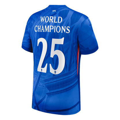 WORLD CHAMPIONS #25 Chelsea Thuisshirt 2025/26