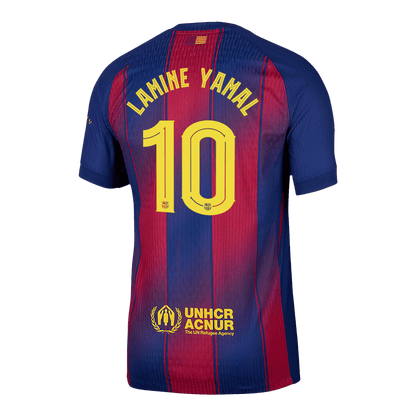 LAMINE YAMAL #10 Barcelona Thuisshirt 2025/26 Spelersversie - UCL