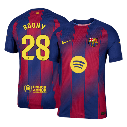 ROONY #28 Barcelona Thuisshirt 2025/26 Spelersversie