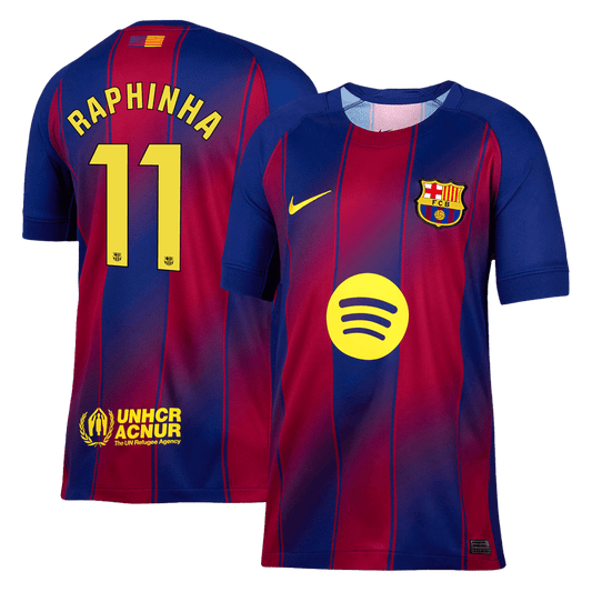 RAPHINHA #11 Barcelona Thuisshirt 2025/26