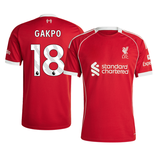 GAKPO #18 Liverpool Thuisshirt 2025/26