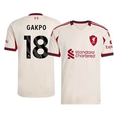GAKPO #18 Liverpool Uitshirt 2025/26