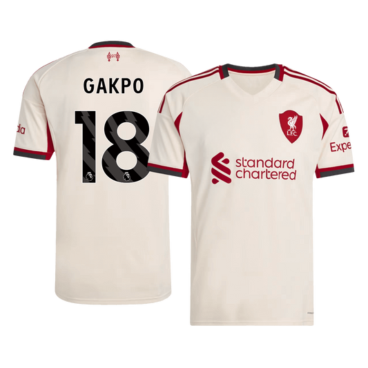 GAKPO #18 Liverpool Uitshirt 2025/26