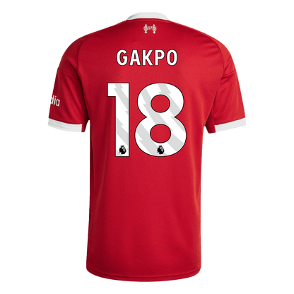 GAKPO #18 Liverpool Thuisshirt 2025/26
