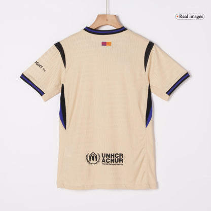 LEWANDOWSKI #9 Barcelona Uitshirt 2025/26 Spelersversie - UCL