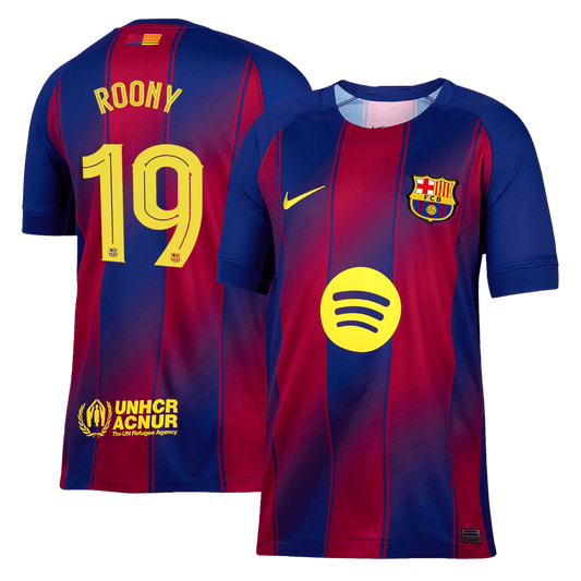 ROONY #19 Barcelona Thuisshirt 2025/26 - UCL
