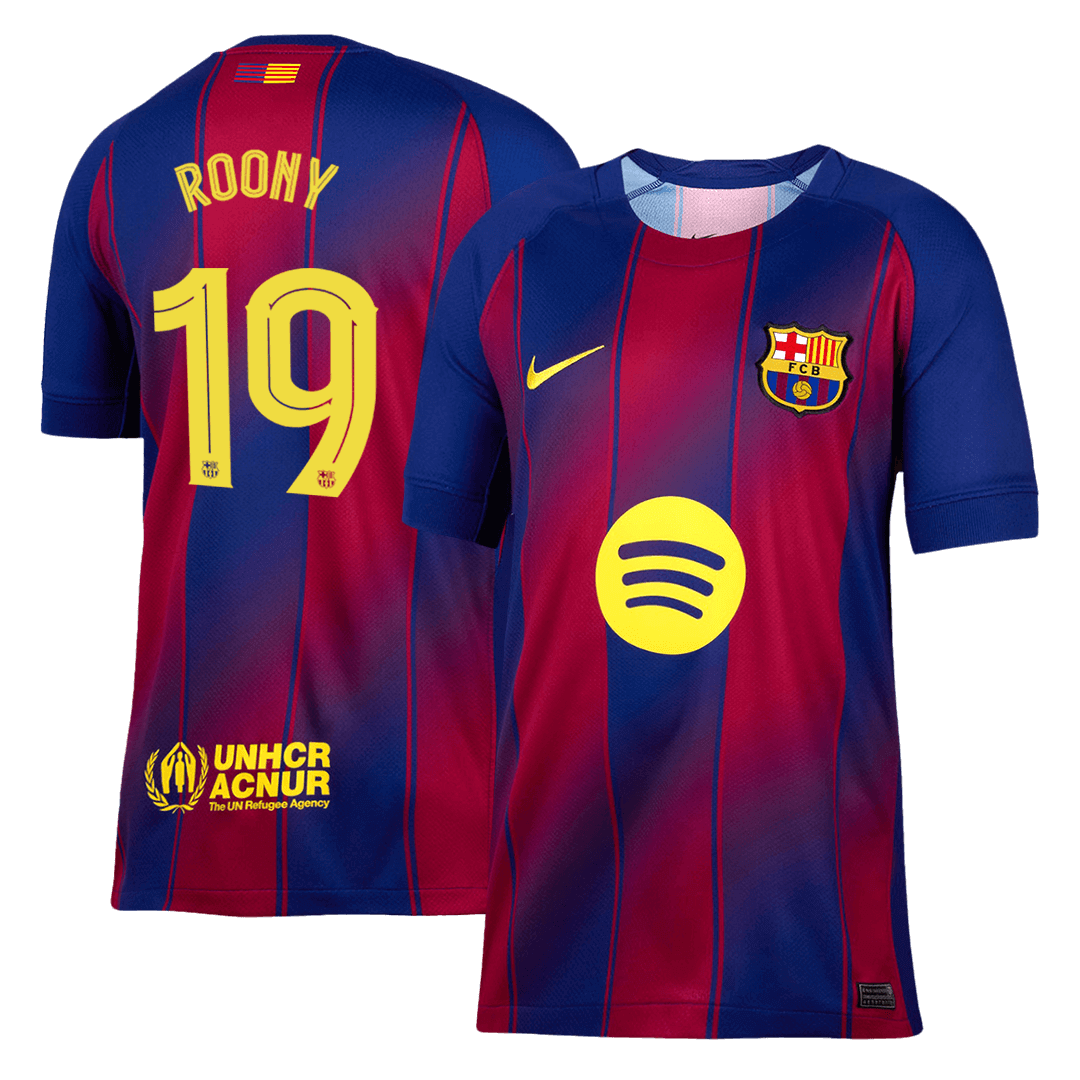 ROONY #19 Barcelona Thuisshirt 2025/26 - UCL