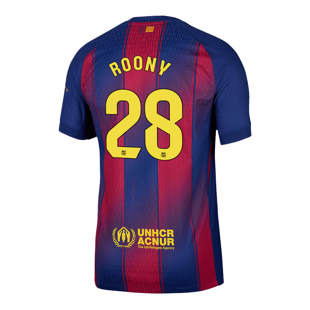 ROONY #28 Barcelona Thuisshirt 2025/26 Spelersversie