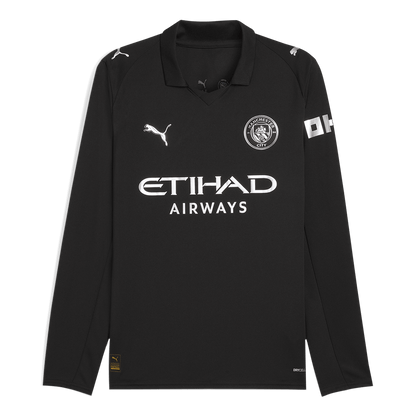 Manchester City Uitshirt 2025/26 Lange Mouwen