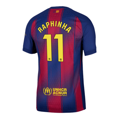RAPHINHA #11 Barcelona Thuisshirt 2025/26 Spelersversie