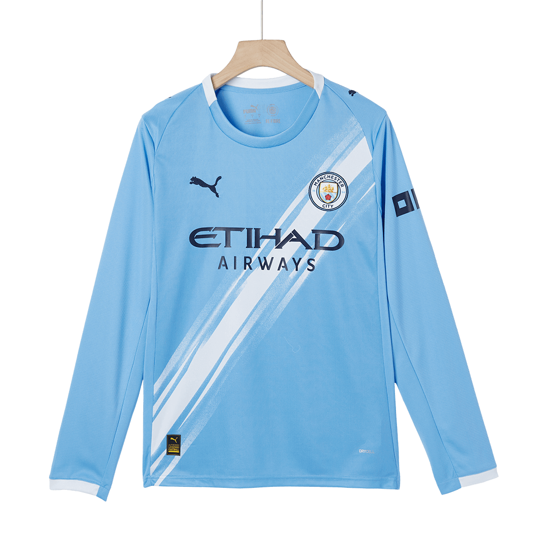 Manchester City Thuisshirt 2025/26 Lange Mouwen