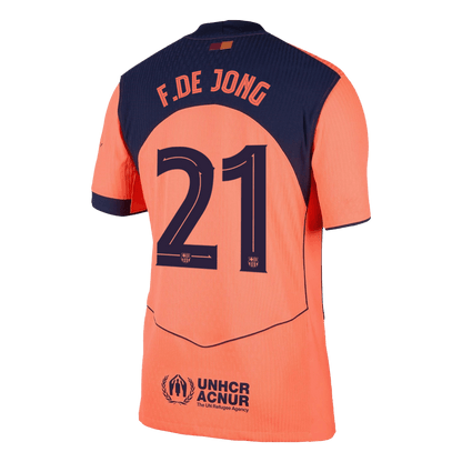 F.DE JONG #21 Barcelona Derde Shirt 2025/26 Spelersversie - UCL
