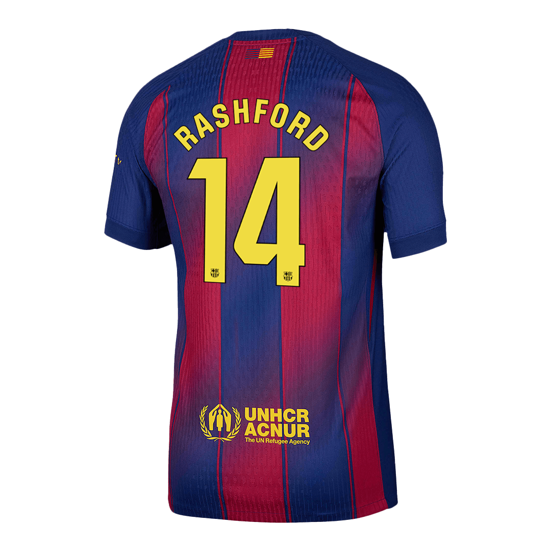 RASHFORD #14 Barcelona Thuisshirt 2025/26 Spelersversie
