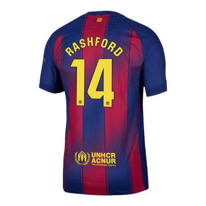 RASHFORD #14 Barcelona Thuisshirt 2025/26 Spelersversie