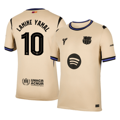 LAMINE YAMAL #10 Barcelona Uitshirt 2025/26 - UCL