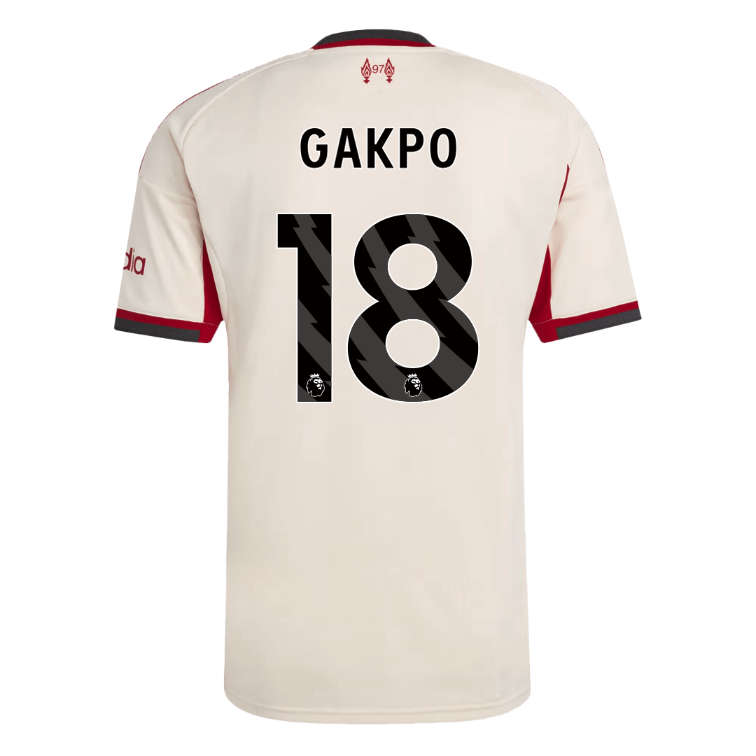GAKPO #18 Liverpool Uitshirt 2025/26