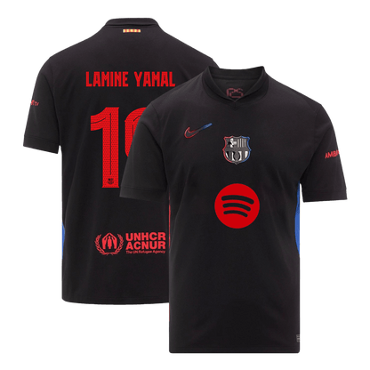 LAMINE YAMAL #19 Barcelona Uitshirt 2024/25-UCL-zonder tekst