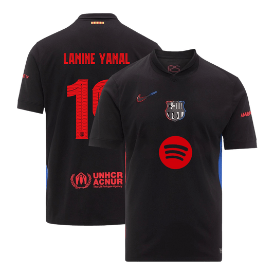 LAMINE YAMAL #19 Barcelona Uitshirt 2024/25-UCL-zonder tekst