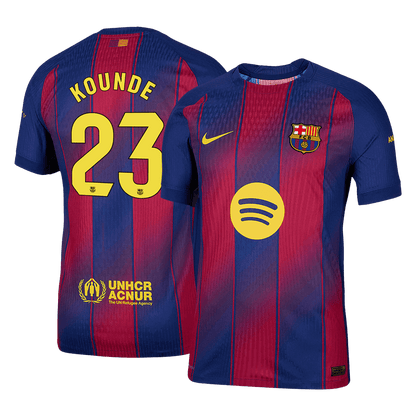 KOUNDE #23 Barcelona Thuisshirt 2025/26 Spelersversie