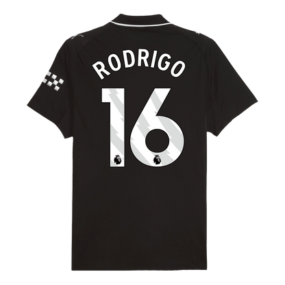RODRIGO #16 Manchester City Uitshirt 2025/26 Spelersversie