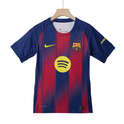 F.DE JONG #21 Barcelona Thuisshirt 2025/26 Spelersversie - UCL