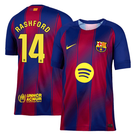 RASHFORD #14 Barcelona Thuisshirt 2025/26