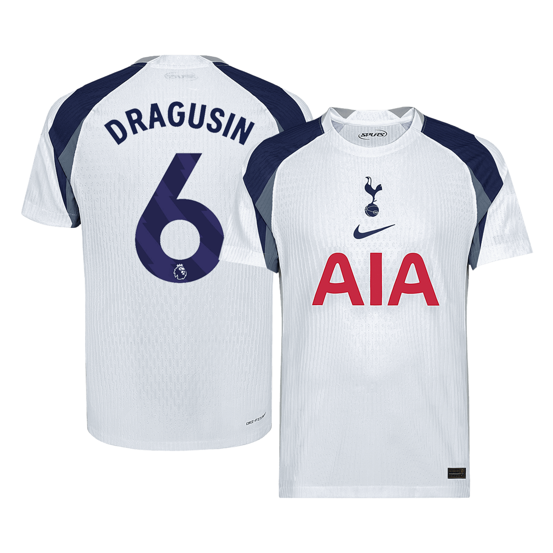 DRAGUSIN #6 Tottenham Hotspur Thuisshirt 2025/26 Spelersversie