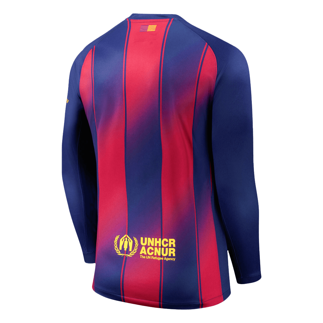 Barcelona Thuisshirt 2025/26 Lange Mouwen